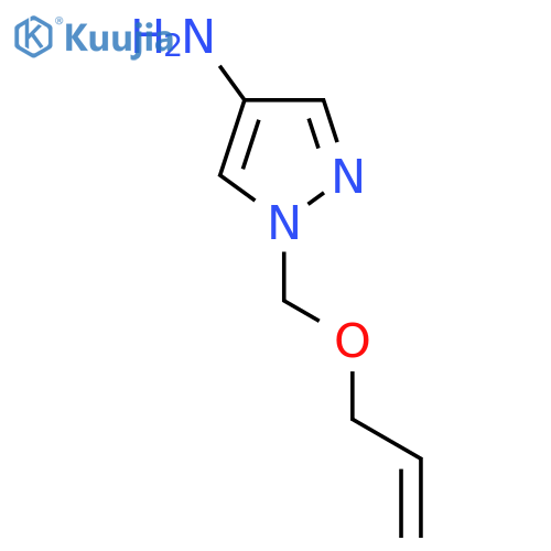 1-Allyloxymethyl-1H-pyrazol-4-ylamine structure