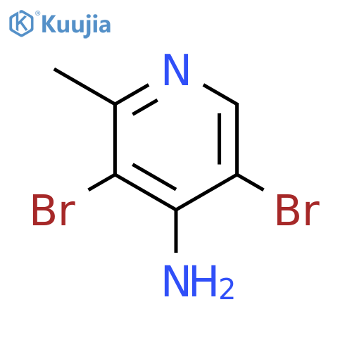 3,5-Dibromo-2-methylpyridin-4-amine structure