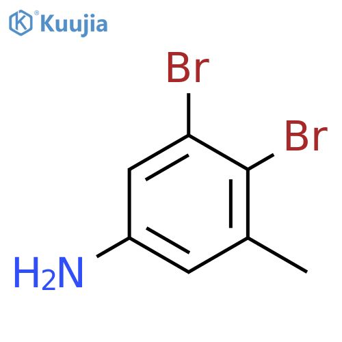 3,4-Dibromo-5-methylaniline structure