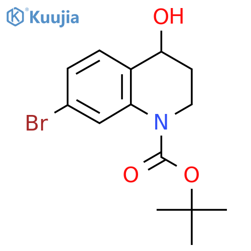 1-N-Boc-7-bromo-4-hydroxy-3,4-dihydro-2H-quinoline structure