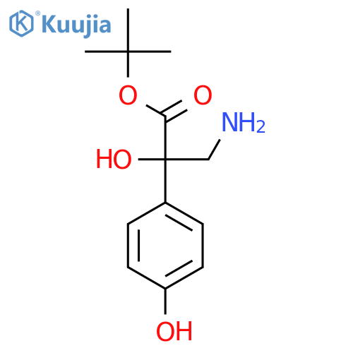 BOC-ALPHA-AMINOMETHYL-4-HYDROXYBENZYL ALCOHOL structure