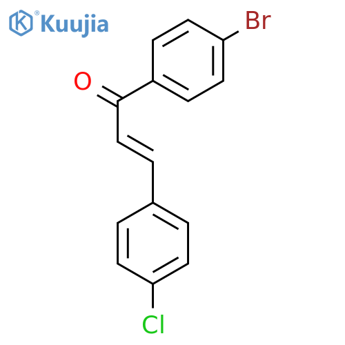 (2E)-1-(4-Bromophenyl)-3-(4-chlorophenyl)prop-2-en-1-one structure