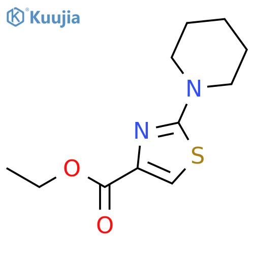 Ethyl 2-(piperidin-1-yl)thiazole-4-carboxylate structure