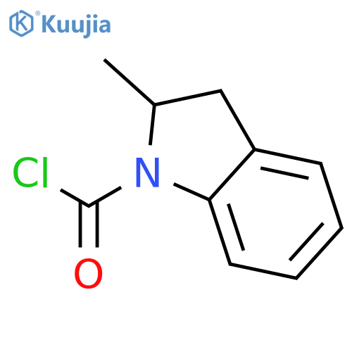 1H-Indole-1-carbonylchloride, 2,3-dihydro-2-methyl- structure