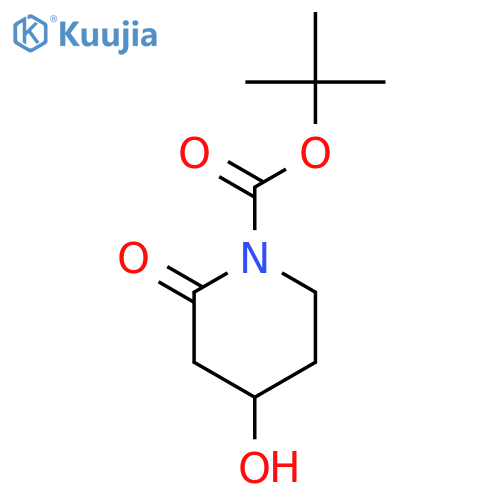 tert-butyl (4S)-4-hydroxy-2-oxopiperidine-1-carboxylate structure