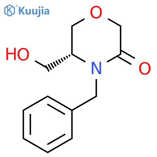 (R)-4-Benzyl-5-hydroxymethyl-morpholin-3-one structure