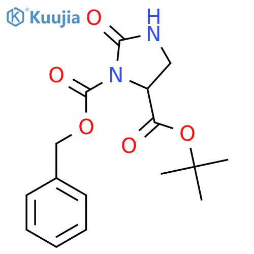 1-Benzyl 5-tert-butyl 2-oxoimidazolidine-1,5-dicarboxylate structure