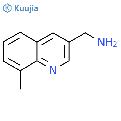 (8-methylquinolin-3-yl)methanamine structure