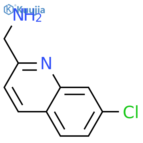 2-Quinolinemethanamine, 7-chloro- structure
