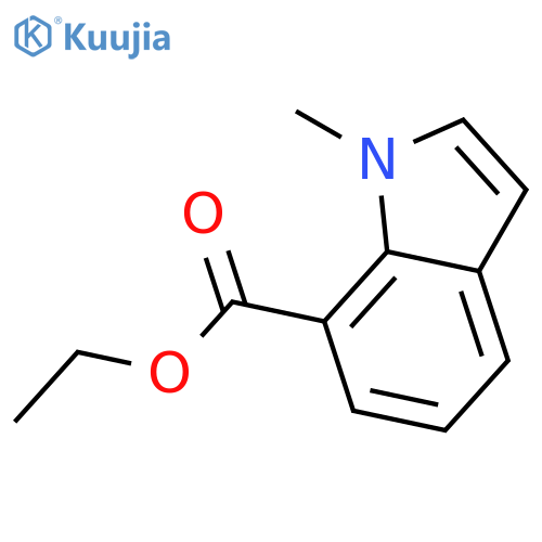 1-methyl-1H-Indole-7-carboxylic acid ethyl ester structure