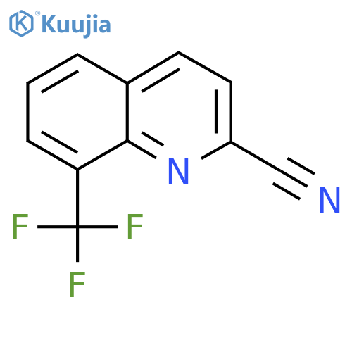 8-(Trifluoromethyl)quinoline-2-carbonitrile structure