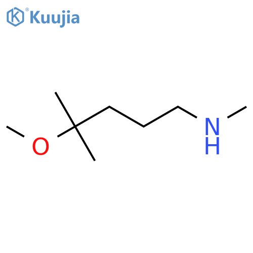 (4-methoxy-4-methylpentyl)(methyl)amine structure