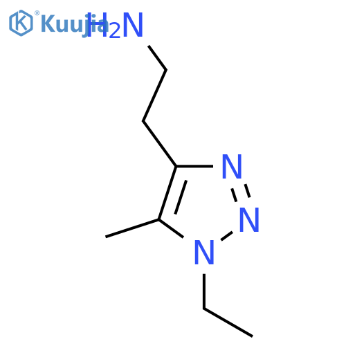 2-(1-ethyl-5-methyl-1H-1,2,3-triazol-4-yl)ethan-1-amine structure