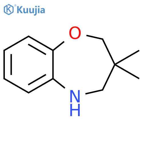 1,5-Benzoxazepine, 2,3,4,5-tetrahydro-3,3-dimethyl- structure