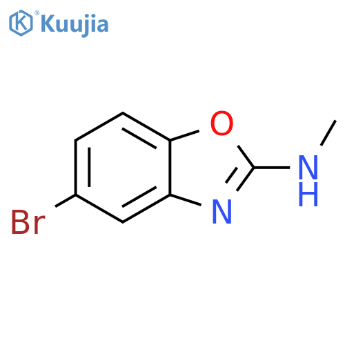 5-bromo-N-methyl-1,3-benzoxazol-2-amine structure
