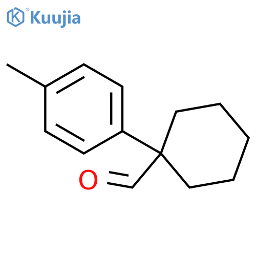 1-(p-tolyl)cyclohexanecarbaldehyde structure