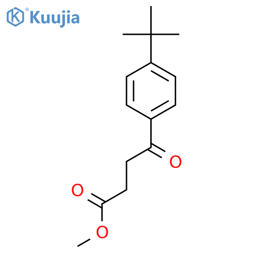Methyl 4-(4-tert-butylphenyl)-4-oxobutyrate structure
