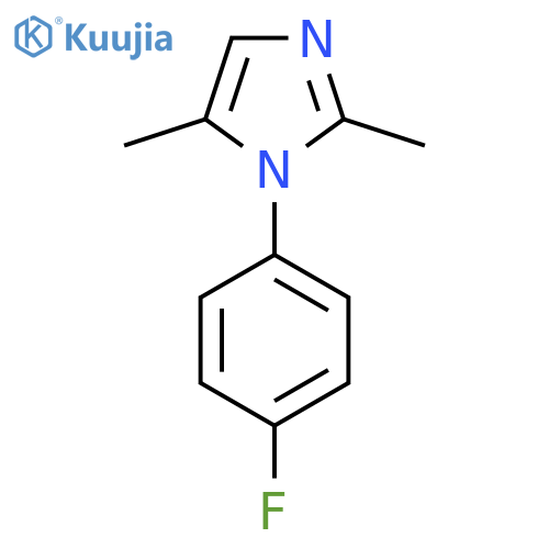 1-(4-Fluorophenyl)-2,5-dimethyl-1H-imidazole structure