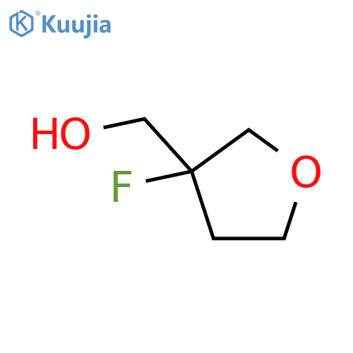 [(3S)-3-fluorooxolan-3-yl]methanol structure
