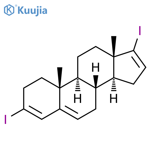 3,17-Diiodoandrosta-3,5,16-triene structure
