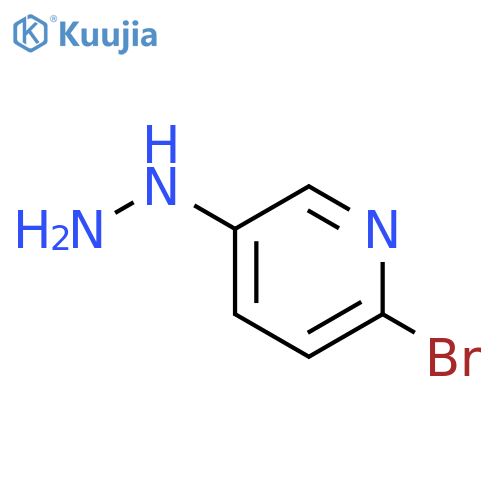 2-bromo-5-hydrazinylPyridine structure