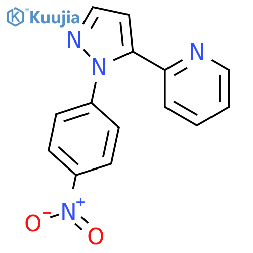 2-(1-(4-Nitrophenyl)-1H-pyrazol-5-yl)pyridine structure
