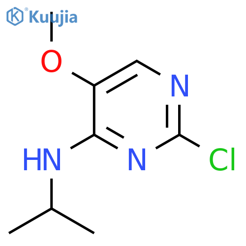 (2-Chloro-5-methoxy-pyrimidin-4-yl)-isopropyl-amine structure