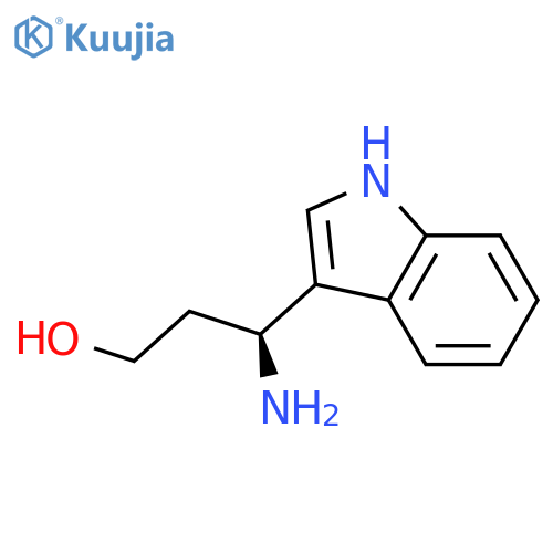 (3S)-3-amino-3-(1h-indol-3-yl)propan-1-ol structure