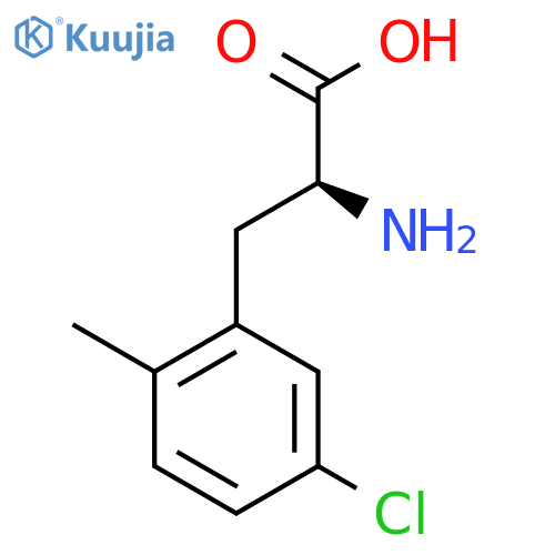 5-Chloro-2-methyl-L-phenylalanine structure