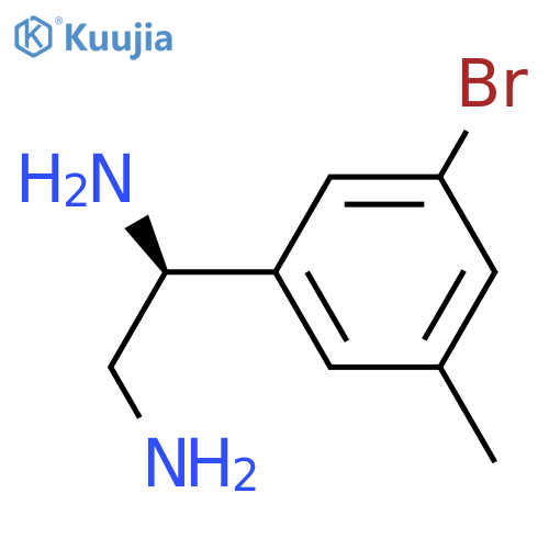 (1S)-1-(3-BROMO-5-METHYLPHENYL)ETHANE-1,2-DIAMINE structure