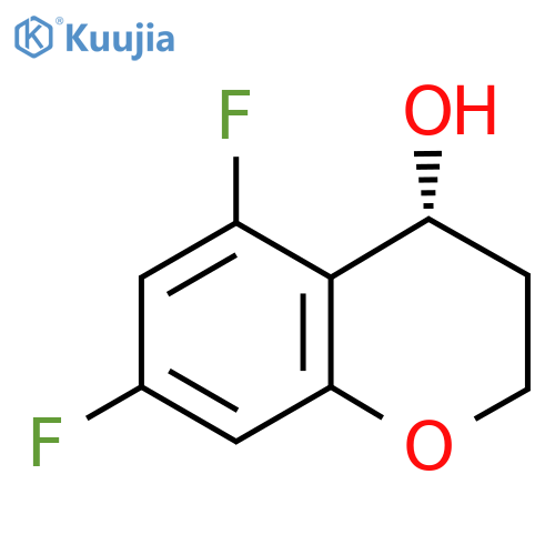 (4R)-5,7-Difluoro-3,4-dihydro-2H-1-benzopyran-4-ol structure