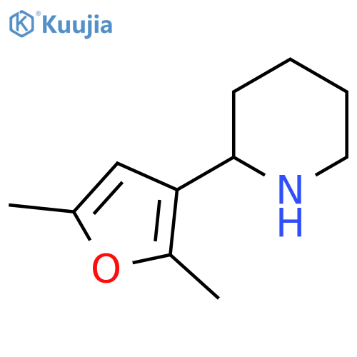 2-(2,5-Dimethylfuran-3-yl)piperidine structure