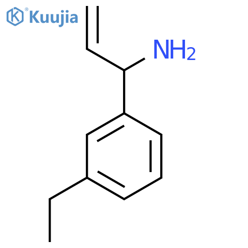 1-(3-ETHYLPHENYL)PROP-2-EN-1-AMINE structure