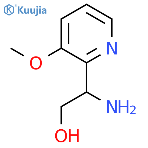 2-AMINO-2-(3-METHOXYPYRIDIN-2-YL)ETHAN-1-OL structure