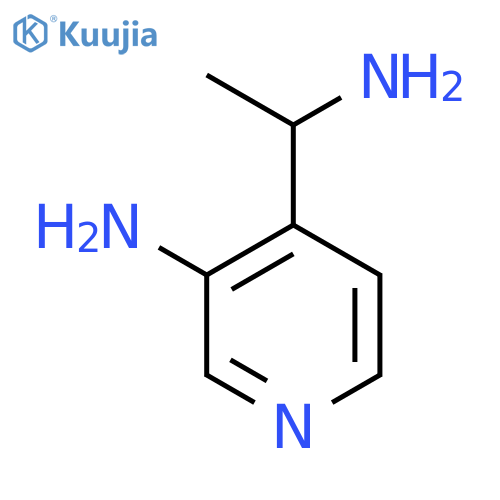 4-(1-Aminoethyl)pyridin-3-amine structure