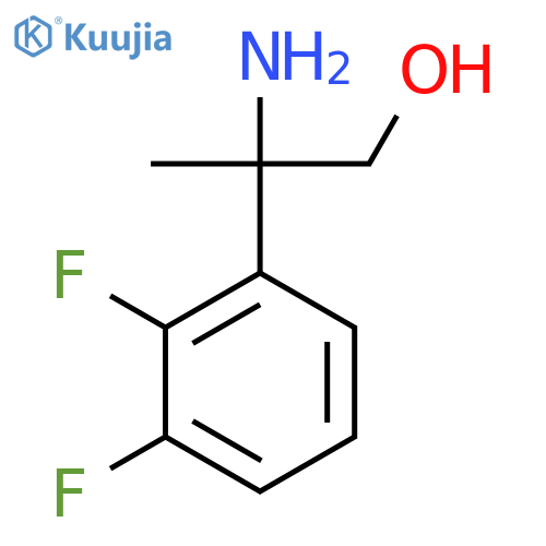2-amino-2-(2,3-difluorophenyl)propan-1-ol structure