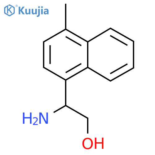 2-amino-2-(4-methylnaphthalen-1-yl)ethan-1-ol structure
