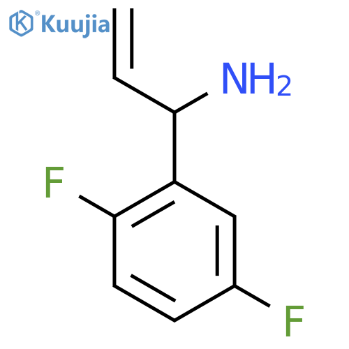 1-(2,5-DIFLUOROPHENYL)PROP-2-EN-1-AMINE structure