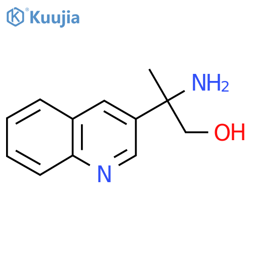 2-Amino-2-(quinolin-3-yl)propan-1-ol structure