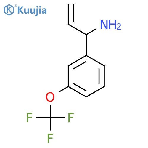 1-[3-(TRIFLUOROMETHOXY)PHENYL]PROP-2-EN-1-AMINE structure