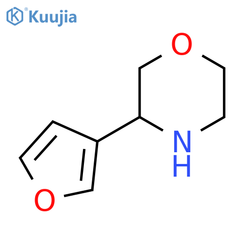 3-(Furan-3-yl)morpholine structure