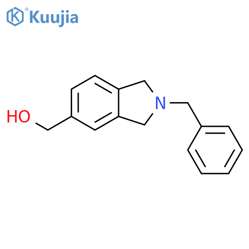 (2-benzyl-1,3-dihydroisoindol-5-yl)methanol structure
