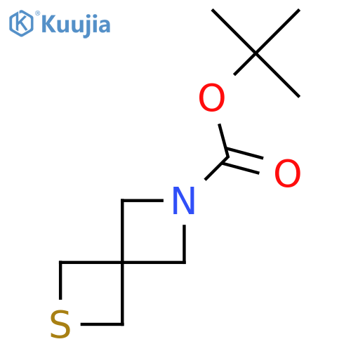 6-Thia-2-azaspiro[3.3]heptane-2-carboxylic acid tert-butyl ester structure