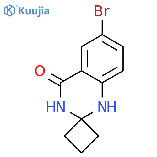 6'-Bromo-1'H-spiro[cyclobutane-1,2'-quinazolin]-4'(3'H)-one structure
