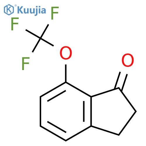 1H-Inden-1-one, 2,3-dihydro-7-(trifluoromethoxy)- structure