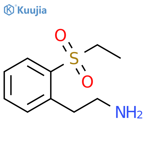 2-[2-(ethanesulfonyl)phenyl]ethan-1-amine structure