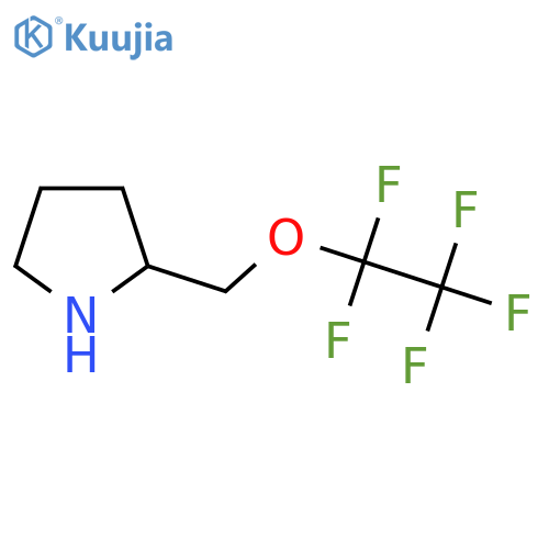 2-[(Pentafluoroethoxy)methyl]pyrrolidine structure
