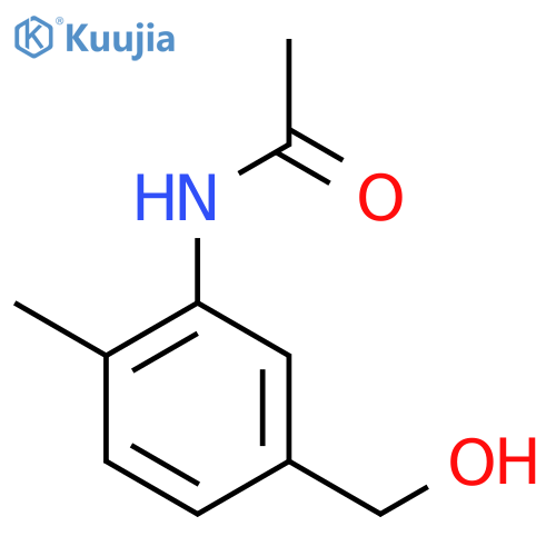 N-[5-(Hydroxymethyl)-2-methylphenyl]acetamide structure