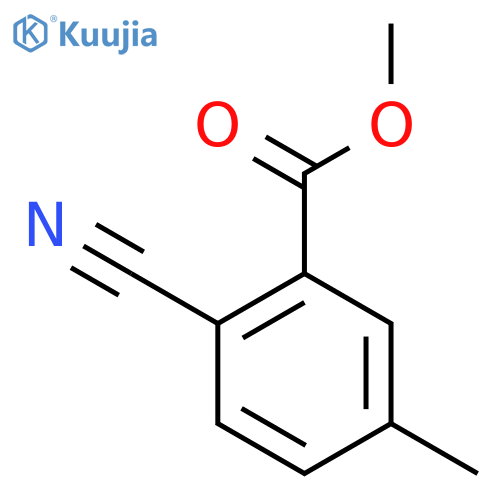Methyl 2-cyano-5-methylbenzoate structure