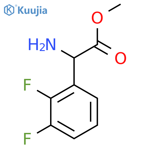 methyl 2-amino-2-(2,3-difluorophenyl)acetate structure